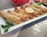 صورة لخطوة 5 من وصفة بوراك بالبشاميل وصدر الدجاج في الفرن صحي ولذيذ 🍗😋