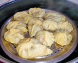 A picture of step 4 of Veg Momo.