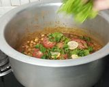 A picture of step 8 of Degi white chana pulao biryani.