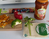 Foto del paso 2 de la receta: Empanada tricolor en horno microondas (7 ingredientes)