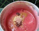 A picture of step 2 of Sorrel Smoothi.