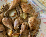 Foto del paso 3 de la receta: Pollo al ajillo con patatas