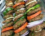 A picture of step 3 of Turkish Baked Kofta.