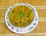 A picture of step 5 of Torai ki sabzi.