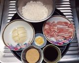รูปขั้นตอนการทำที่ 1 ของ ข้าวหน้าหมูแบบหุง