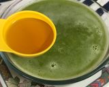 A picture of step 2 of Cucumber Ginger Lemon Mint Juice.