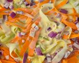 Une image de l'étape 3 de Quiche Courgette Carotte au Curry.