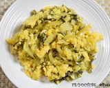 รูปขั้นตอนการทำที่ 5 ของ ผักกาดดองผัดไข่ สูตรหวาน
