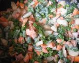 A picture of step 4 of Hyderabadi Veg Dum Biryani.