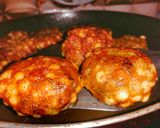 A picture of step 10 of Sabudana vada.