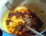 A picture of step 1 of Red Chicken Curry.