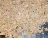A picture of step 3 of Qeema Naan.