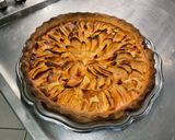 A picture of step 12 of Apple and Pink Praline Tart.