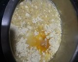 A picture of step 1 of Khandvi.
