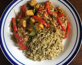 Foto del paso 6 de la receta: Enoki y Tofu con pimientos