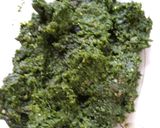 A picture of step 2 of Paneer stuffed Spinach Kofta Curry.