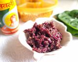 A picture of step 4 of Gulkand for mukhvas.