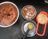 A picture of step 3 of Dates Halwa.