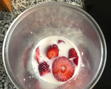 Foto del paso 1 de la receta: Smoothie de arándanos y fresas🍓