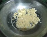 A picture of step 3 of Chocolate Coconut Swiss Roll.