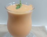 A picture of step 4 of Papaya shake.
