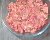 A picture of step 1 of Beetroot sabudana cutlet.
