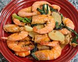 รูปขั้นตอนการทำที่ 6 ของ กุ้งอบเกลือ