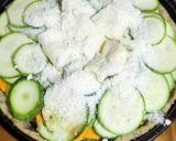 Foto del paso 5 de la receta: Tarta de zucchini y calabaza con harina de garbanzo y trigo sarraceno