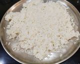 A picture of step 2 of Lemon Rice. (Chitranna).