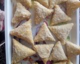 A picture of step 3 of Savory Briouats with Eggplant Filling.