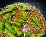 A picture of step 9 of Hari mirchon ka salan.