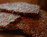 A picture of step 1 of Flax seeds cracers.
