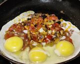 A picture of step 3 of Street style spicy egg bhurji.