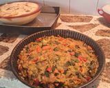 Foto del paso 10 de la receta: Tarta colorida de puerros y zanahorias, lechugas sin harina🥬🥕🥕