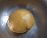 A picture of step 3 of Fafda with belan.