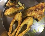 A picture of step 2 of Broccoli Fish Curry.