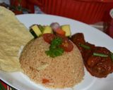 Foto langkah ke 4 dari resep Nasi Tomato Ayam Masak Merah.
