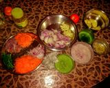 A picture of step 1 of Bengali Chicken curry.