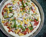 चीज़ बर्स्ट पिज़्ज़ा (Cheese burst pizza recipe in Hindi) रेसिपी चरण 3 फोटो