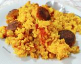 Foto del paso 5 de la receta: Arroz al horno con albóndigas y garbanzos
