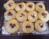 A picture of step 3 of California Farm Marzipan Filled Macaron Cookies.