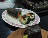 Foto langkah ke 9 dari resep Anabolic Beef Kimbap|High Protein, Low Calorie, Sugar & Gluten Free.