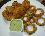 A picture of step 4 of Fatafat Piaz & bengan Pakora.