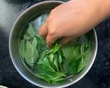 A picture of step 3 of Moms secret gandhali recipes.