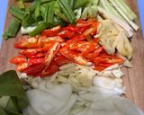 Foto langkah ke 2 dari resep Tumis tahu mix daging giling.