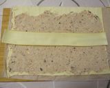 Töltött 🥐 leveles tészta 🥓 sonkával és parenyica sajttal 🧀 recept fázis 4 fotója