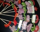 Foto del paso 6 de la receta: Brochetas de res 👨‍🍳🔥