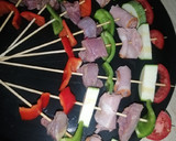 Foto del paso 6 de la receta: Brochetas de res 👨‍🍳🔥