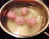 A picture of step 2 of Vietnamese Ginger Rice Balls (Bánh trôi nước gừng).
