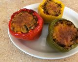 Foto langkah ke 5 dari resep Paprika isi nasi daging(stuffed bell pepper).